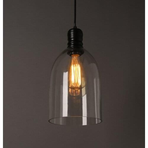 Lampen industrieel glass ball living room restaurant Home Decoration E27 Light Fixture deco maison pendant lights