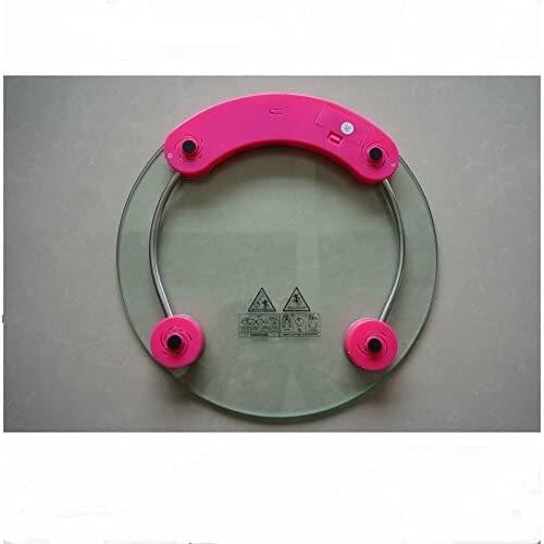 Circular Digital Body Weight Bathroom Scale , Tempered Glass Scale 396Pounds