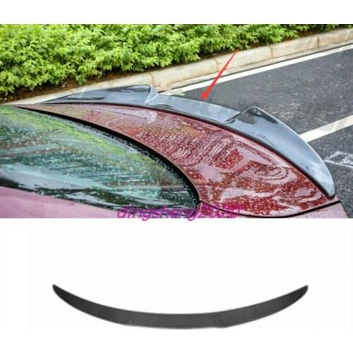 Real Carbon Fiber Rear Spoiler Trunk Tail Cover For Alfa Romeo Stelvio 2017-2020 car modification