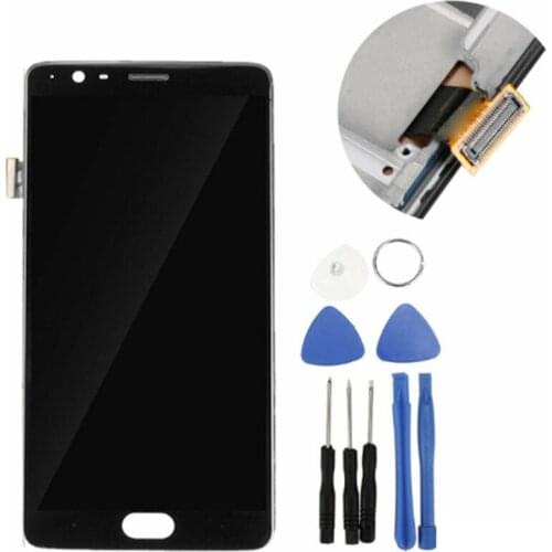 LCD Touch Screen Repairment Digitizer Display Touch Screen Frame Replacement Mobile Phone Parts Panel Compatble For Oneplus 3T