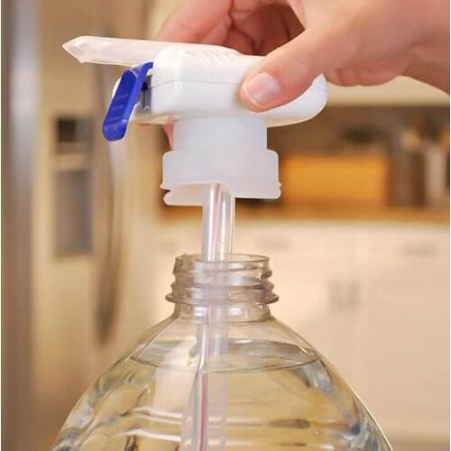 1pc Portable Hand Pressure Automatic Water Suction Device Household Drink Suction Device Water Suction Straw For Children