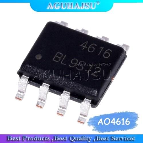 10pcs/lot AO4616 4616 MOSFET N/P-CH 30V 8A/7A SOP-8