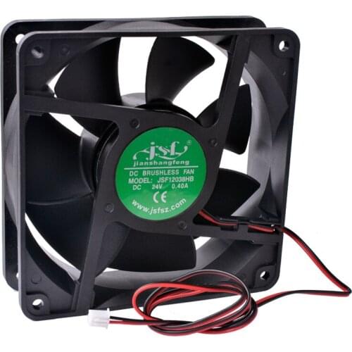 12038 120x120x38mm 120mm fan 24V 0.45A Two - line Double ball bearing large air volume inverter cooling fan