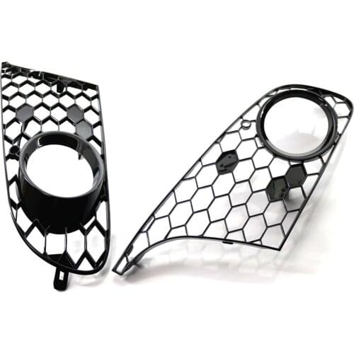 2PCS Lower Fog Light Grille Grill Cover for VW Golf 6 09-13 Premium