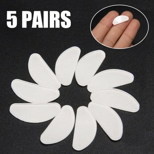 5 Pairs Non-slip Nose Pads Silicone White For Glasses Eyeglasses Sunglasses Spectacles Eyes Massage Accessories