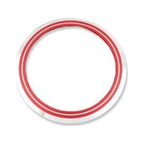 Car Front Grille Logo Emblem Stickers Aluminum Alloy Decoration Ring Sticker Decals for Jaguar XE XF XJ XJR F-PACE