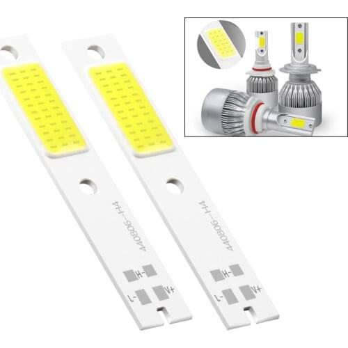 C6 COB Chips LED Headlight Bulbs For H1 H4 H7 HB3 HB4 880 H13 9004 9007 Auto Headlamp Light Source C6 COB Chip LED Lamp 6000K