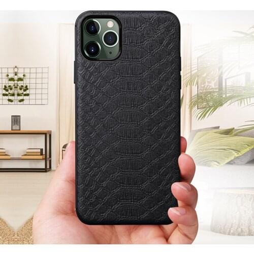 Crocodile Texture Pattern Printed Magnetic Case Anti-knock Fashion Cover for iPhone 11 12 Pro Max X XR XS Max 7 8 Plus SE 2 2020