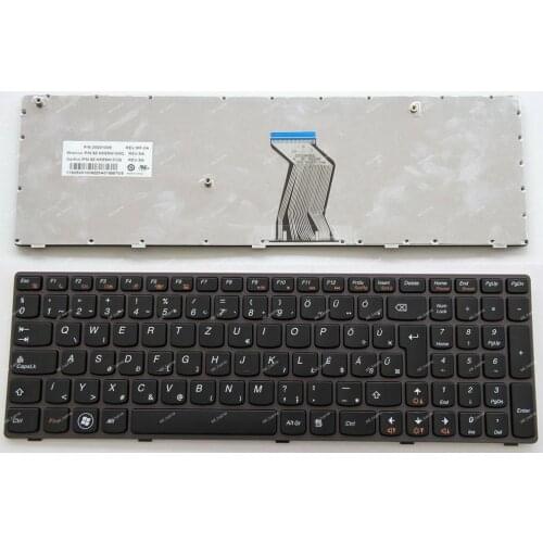 New HU Hungarian Magyar Keyboard For Lenovo IdeaPad B570 B575 B580 B590 T4TQ-HG Laptop, Black, the same as PIC