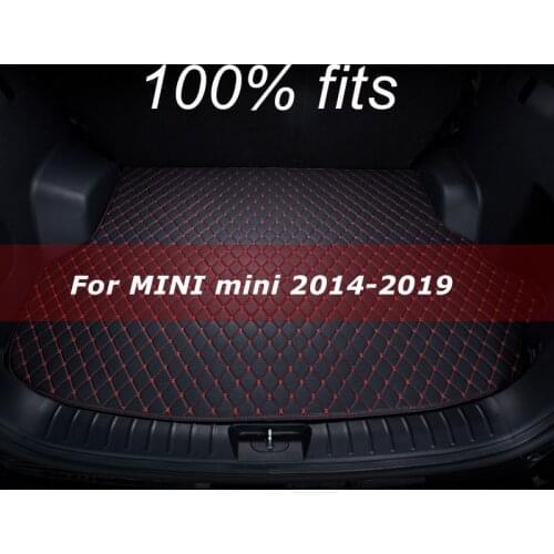 Car trunk mat for MINI mini Hatchback two doors four seats 2014-2019 cargo liner carpet interior accessories cover