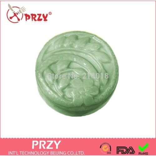 Sell Hot DIY Handmade Soap Mold Candle Molds Silicon Mould Chocolate Candy Moulds Form of Cake Wholesale Aroma Stone Moulds PRZY