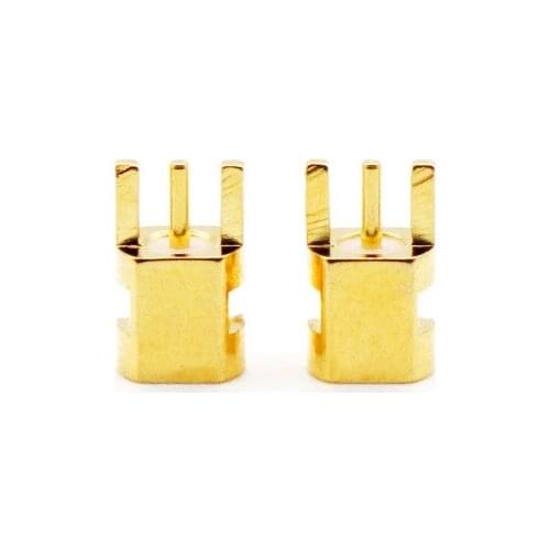 MMCX rubber covered female seat with slot pin Shure pin se535 DIY earphone shell female seat Shure socket