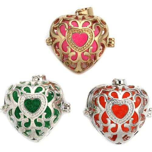 MODKISR Wholesale 6pcs Retro Star Jewelry Wild Hollow Essential Oil Perfume Oval Egg Cage Diffuser Locket Pendants Without Chain