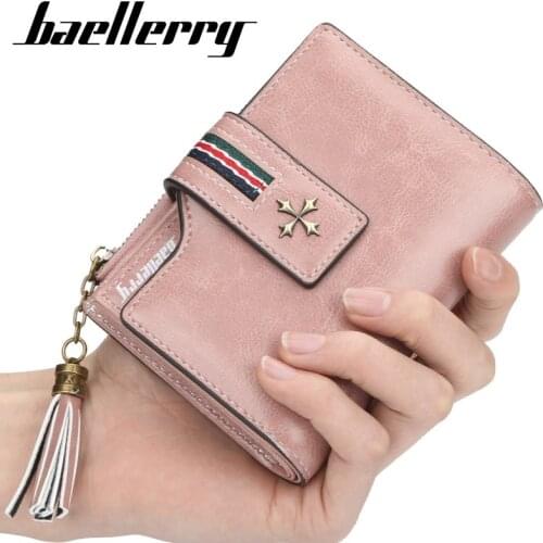 New Fashion Small Female Purse short purse Lady Fastener Zipper Short Clutch Wallet Vintage Matte Women Wallet Carteira Feminina