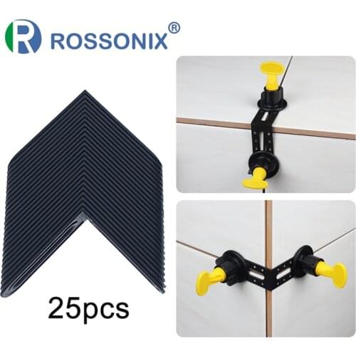 25 Pcs External Angle Leveling Tool Ceramic Tile Leveler Gasket Fixed Adjustment Aid Tools for Tile Leveling System