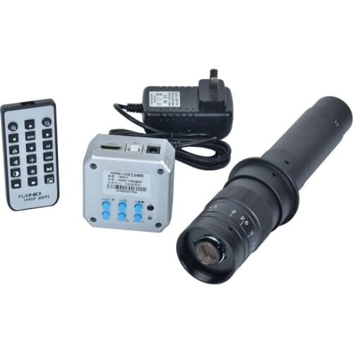 16MP 1080P HDMI USB Output Industrial Microscope Camera+300X C-mount Lens for Industry phone PCB repair Microscope Accessoires