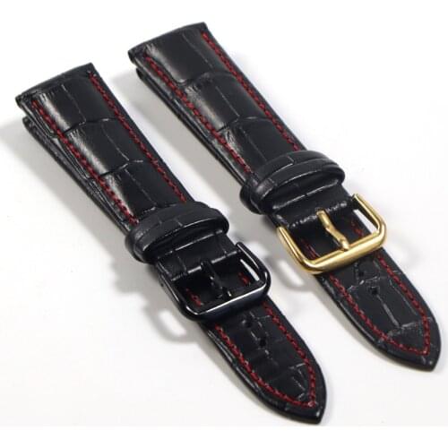 Genuine Leather Watchbands 18mm 20mm 22mm Watch Steel Pin buckle Band Strap High Quality Wrist Belt Bracelet watch band