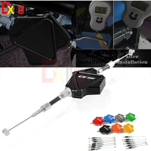 Easy Pull Stunt Clutch Lever System Motorcycle CNC Pull Cable System For Honda CRF230F CRF 230F CRF 230 F 2003 2004 2005-2017