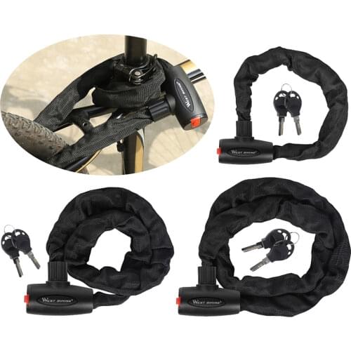 Heavy Duty Bike Chain Lock Anti-theft Motorcycle Scooter Cable Secure Lock Bicycle Lock