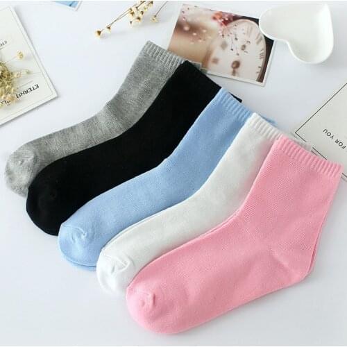 20Pairs/Lot Ladies&Girl Solid Fashion Sock Lady Soft Thick Home Candy Socks FreeShipping Shocks