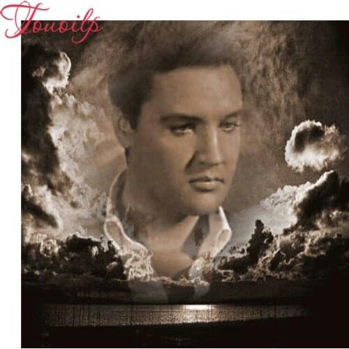 TOUOILP 5D DIY Diamond Embroidery Needlework 5D Diamond Painting Elvis Cross Stitch Rhinestone Painting,diamond mosaic gift