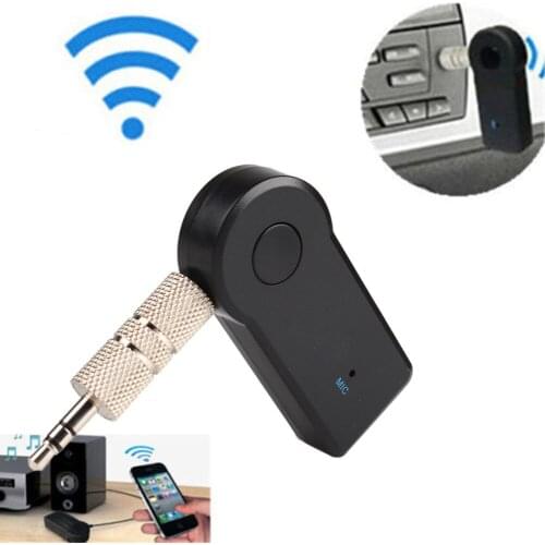 Wireless Bluetooth Receiver Speaker Hands-free Bluetooth AUX 3.5MM Audio Car Kit Music Receiver For Iphone Bluetooth Car#269997
