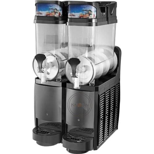 Commercial Snow Melting Machine/ Ice Slusher Cold Drink Dispenser with 2 tanks Smoothie Machine