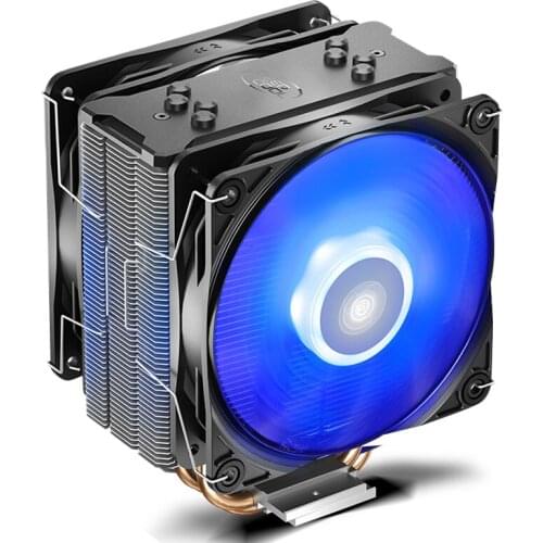 DEEPCOOL GAMMAXX 400 PRO 4 heatpipes CPU Cooler 120mm Dual Fans Tower CPU Cooling For Intel LGA 1200 115X 1366 AMD AM4 AM3