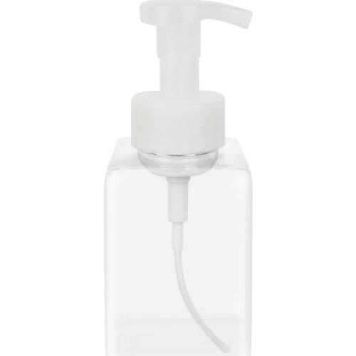 450ML Soap Bottle Foaming Lotions Refillable Empty Bottle Flower Pump Head Soap Shampoo Dispenser Cosmetic Empty Bottle