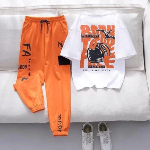 Pure Cotton Fashion Suit Women Spring and Autumn Models Plus Size Womens Loose and Thin Two-piece Trousers Suit