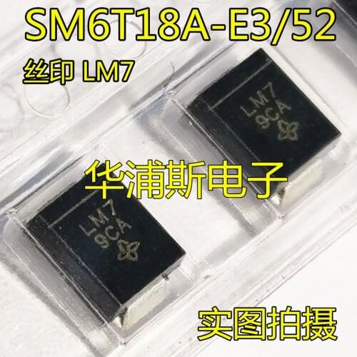 New In stock 100% Original SM6T18A-E3/52 TVSSMB LM7