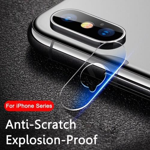 3Pcs Clear Camera Len Film For iPhone X Xs Mas XR 6 6s 7 8 Plus SE 2020 Rear lens Back Protector Tempered Glass Anti Scratch