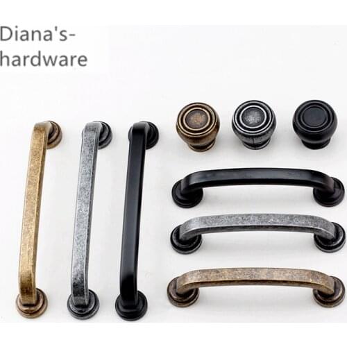 Retro Kitchen Door Handles Cabinet Door Vintage Handle Knobs Furniture Hardware Cupboard Antique Handles Cupboard Pulls