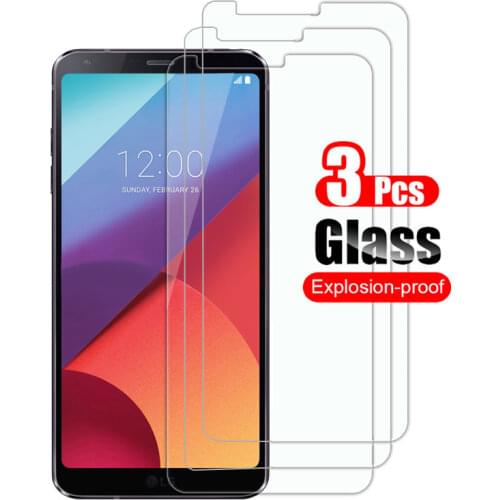 3Pack HD Glass For LG G7 G6 Screen Protector Tempered Film Anti-Shatter Transparent HD Glass Front Protection on For G7 G6