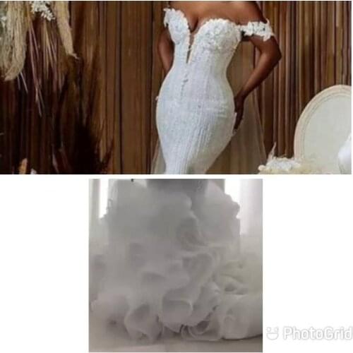 Custom Made Mermaid Wedding Dress