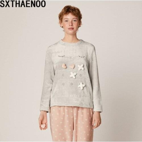 SXTHAENOO Women's Flannel Pajamas