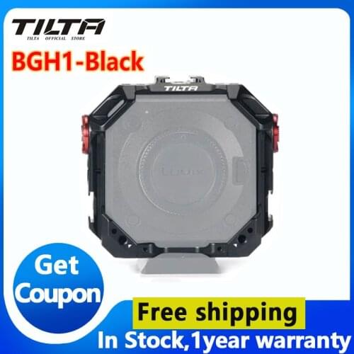 Tilta Panasonic BGH1 Full Set Camera Cages Base - Black Color Scratch Proof Camera 3/4 - EF Lens Support HDMI Cable - Compatible