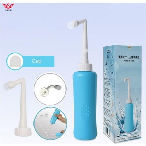 WETIPS 500ml EVA Portable Bidet Shower Anal Cleaning Baby Lady Ass Clean Outdoor Ducha Anus Cleaner Travel Bidet Anal Washing