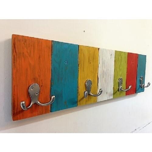 Woodesk CPT4001-60 Solid Wooden Coat Rack