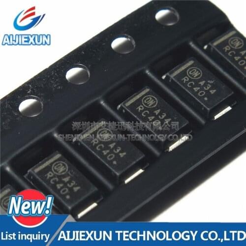 100Pcs MBRA340T3 Silk-SCREENA34 Surface Mount Schottky Power Rectifier DO-214 New and original