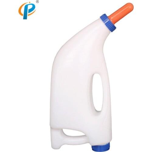 4Liter Calf Feeding Milk Bottle with Rubber Feeding Teat