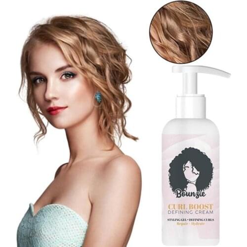 50ml Hair Care Elastin Curl Spray Hair Curling Essence Curl Enhancer Styling Defining Spraying Mist Curl Boost Defining Cream