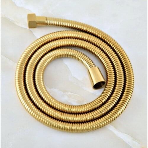 59" (150cm) Luxury Gold Color Brass hand shower Hose 1/2" Connection / Bathroom Accessory ahh047