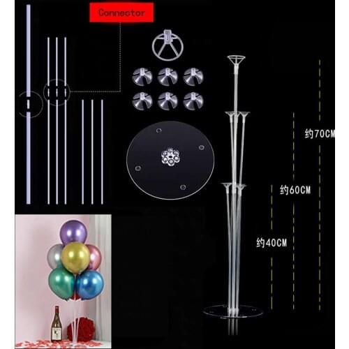 7 tube balloon holder balloon standing cylinder 12 inch confetti balloon baby birthday party wedding Christmas decoration
