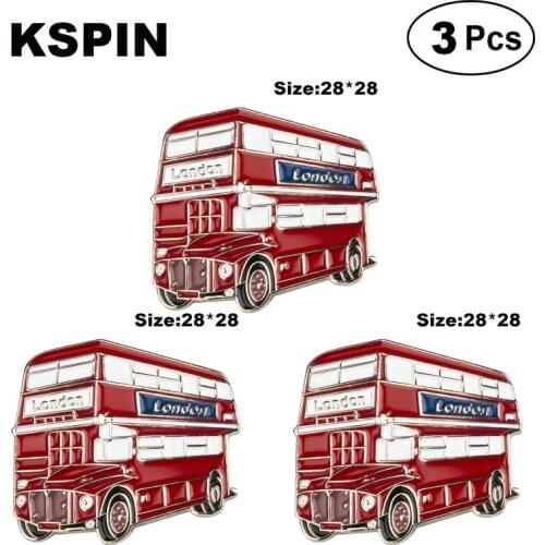 London Bus Lapel Pin Brooches Pins Flag badge Brooch Badges