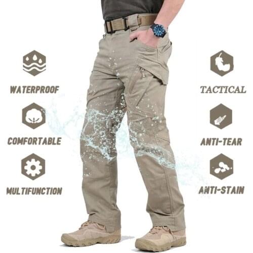 High Quality Khaki Casual Pants City Military Cargo Pants Outdoor Army Trousers Men Waterproof Wear Resistant Tactical Pants