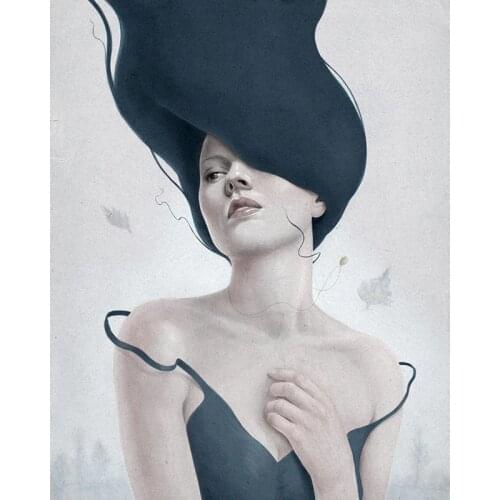 DIY Painting By Numbers Kit Oil Picture By Numbers Beauty 40x50cm Wall Art Painting on Canvas Home Decoration Gift