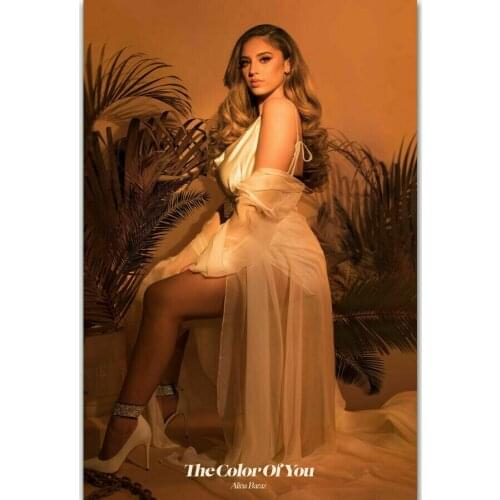 F297 Hot New Alina Baraz Music Singer Star Silk Fabric Wall Poster Art Decor Sticker Bright