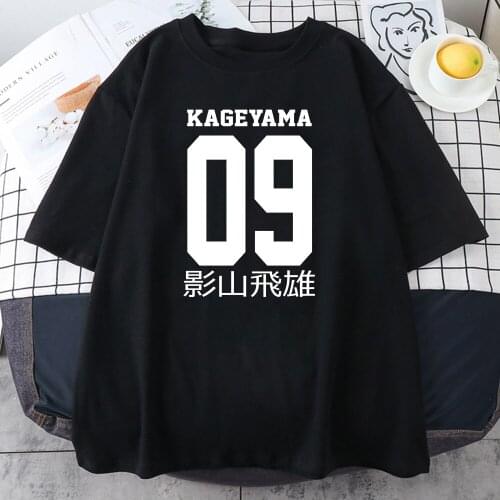 Kageyama Tobio Haikyuu Anime T Shirt Men Summer Men Women Fashion Cotton T-shirt Kids Hip Hop Boy Tops Tees Girl Camiseta Hombre
