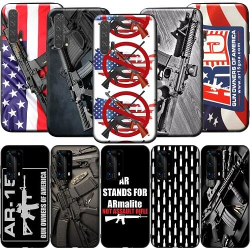 GX198 Rifles AR 15 Guns for Huawei Y5P Y6P Y7A Y8P Y9A Mate 10 20 30 Pro Lite Nova 2i 3 3i 4 5 5T 7 SE P Smart Z